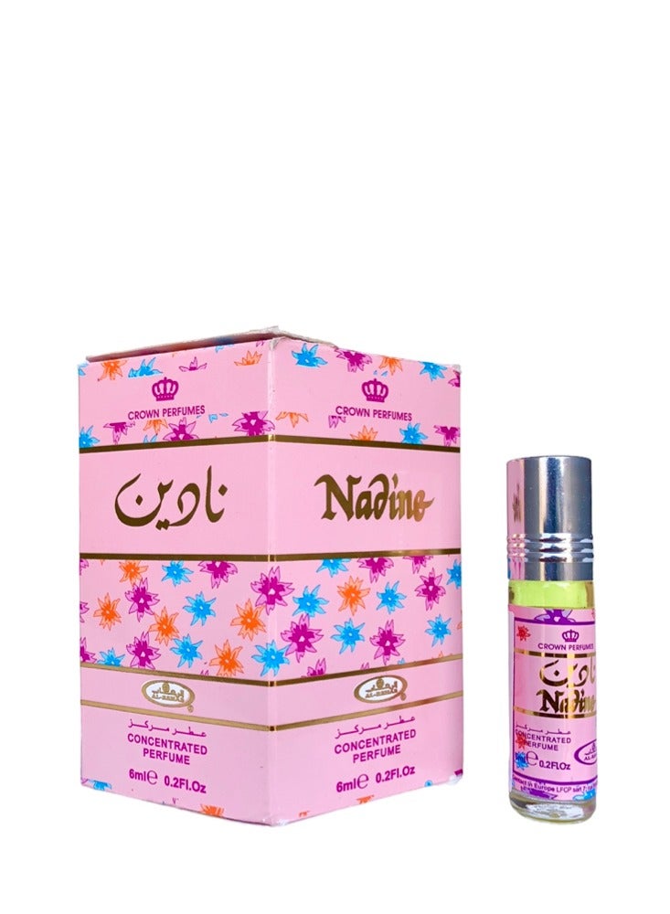 Al Rehab perfumes 6-Piece Nadina Concentrated Perfume Oil Without Alcohol 6ml - Image 2