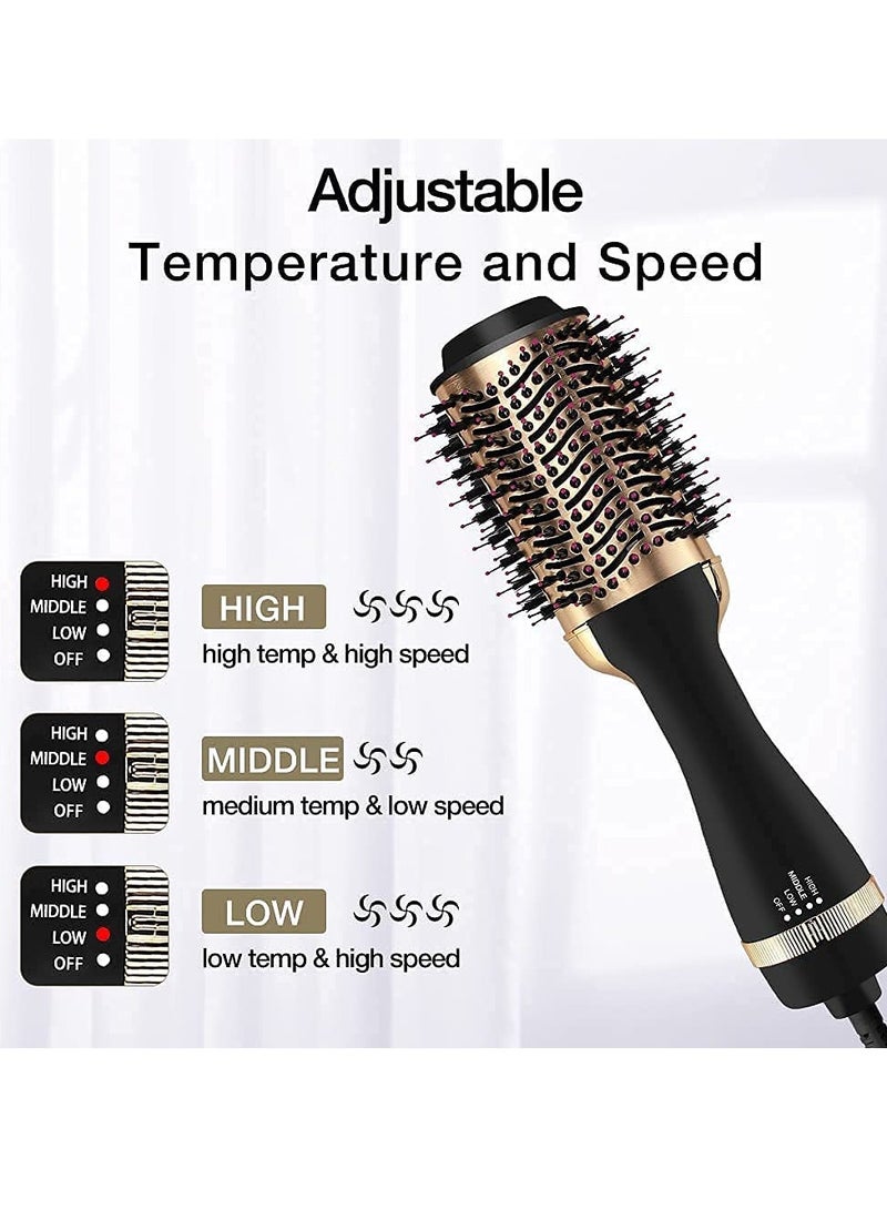 general Hair Dryer Brush Hot Air One-Step Hair Dryer Styler & Straightener Ladies | Ladies Hair Dryer & Straightener | Ladies One-Step Styler, 1000 Watts, Black - Image 3