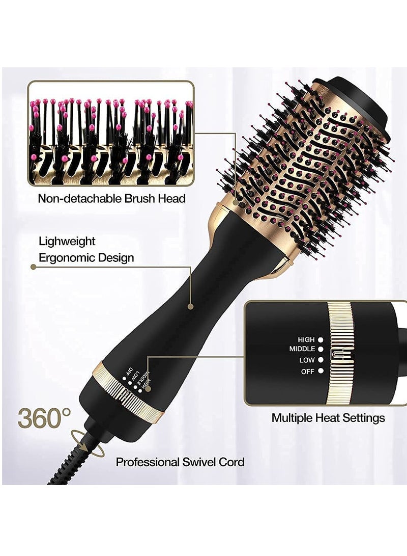 general Hair Dryer Brush Hot Air One-Step Hair Dryer Styler & Straightener Ladies | Ladies Hair Dryer & Straightener | Ladies One-Step Styler, 1000 Watts, Black - Image 5