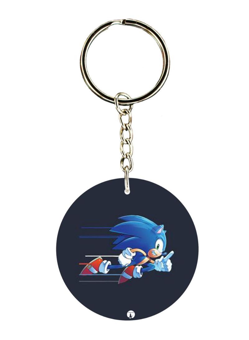 RKN Double Sided Sonic Printed Keychain