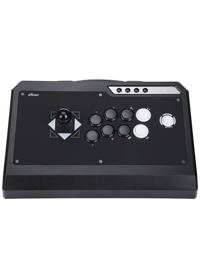 Qanba Q4-qs Retro Arcade Version Game Joystick Square And Round Dual-use Three-and Key Supports Ps3, Computer, Pc, Switch Fighting 97 Steam Street Fighter 6 Iron Fist 8 - Image 1