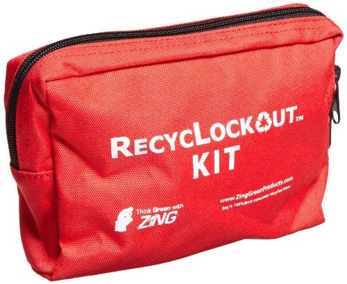 ZING Green Safety Products 7119 RecycLockout Lockout Tagout Kit, 11 Component, General Application - Image 2