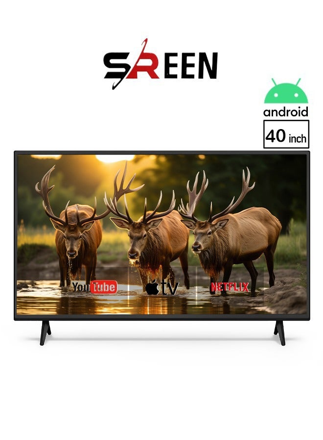 SREEN Smart Screen - 40 Inches - Android System  - FHD - LED - SRET-40S1 - Image 1