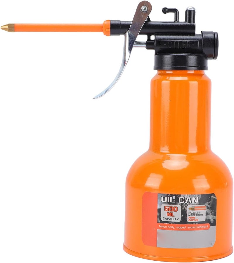 Care processed raw material Naroote Hand Pump Oiler Can 500ML Manual High Pressure Oil Can with Straight Aluminum Spout Built in Filter Versatile for Car Motorcycle Factory Machinery Maintenance All-round well-engineered practical build Trendy natural tone options Multi-style matching design Light precision processed material Global easy assemble picks Post-order arranged dispatch Wide range usage design Varied size selections Seasonal & permanent compatible Well-engineered versatile build Minimal design Global production standard crafted Slow wear optimized quality Simple multi-feature practical build General need oriented design Fault optimized construction Various color options Simplified versatile design Daily wear upgraded resistant material Fixed & portable compatible Any KSA address orderable Low wear optimized design Fast warehouse picking Most item matching trendy design - Image 1
