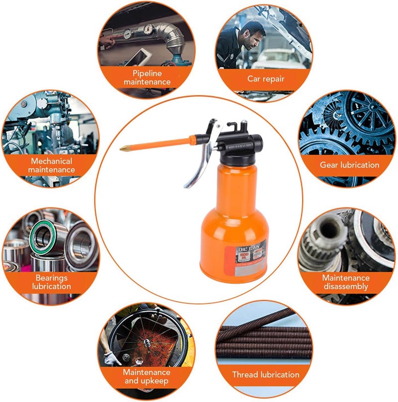 Care processed raw material Naroote Hand Pump Oiler Can 500ML Manual High Pressure Oil Can with Straight Aluminum Spout Built in Filter Versatile for Car Motorcycle Factory Machinery Maintenance All-round well-engineered practical build Trendy natural tone options Multi-style matching design Light precision processed material Global easy assemble picks Post-order arranged dispatch Wide range usage design Varied size selections Seasonal & permanent compatible Well-engineered versatile build Minimal design Global production standard crafted Slow wear optimized quality Simple multi-feature practical build General need oriented design Fault optimized construction Various color options Simplified versatile design Daily wear upgraded resistant material Fixed & portable compatible Any KSA address orderable Low wear optimized design Fast warehouse picking Most item matching trendy design - Image 2