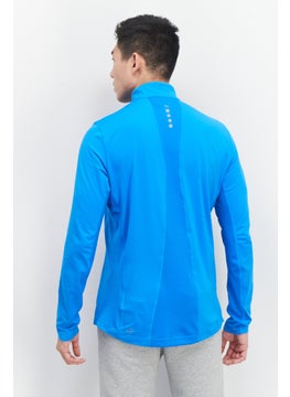 PUMA Men Sportswear Fit Long Sleeve Training Sweatshirt, Blue  - Image 3