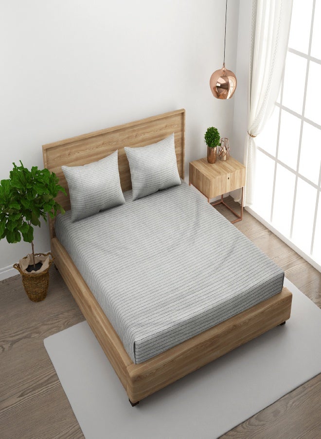 RISHAHOME 3-Piece Double Polyester Bedsheet Set – Soft, Durable & Wrinkle-Resistant with 2 Pillow covers - Image 2