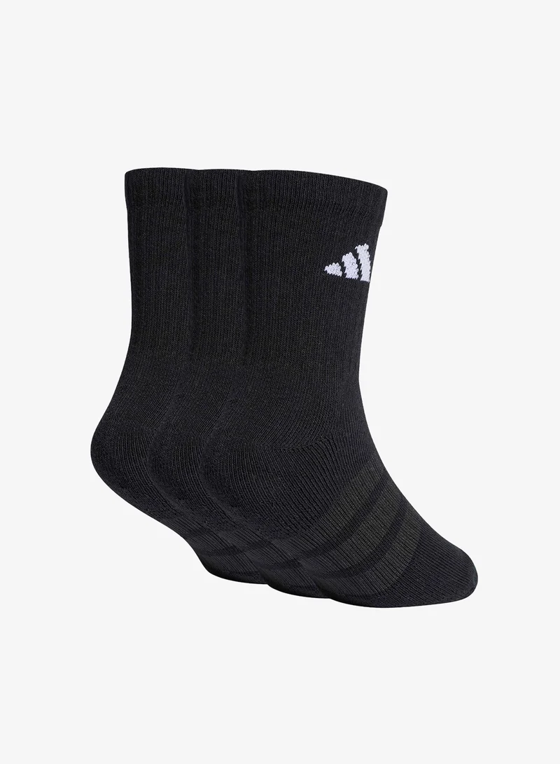 Adidas Youth 3 Pack Crew Socks