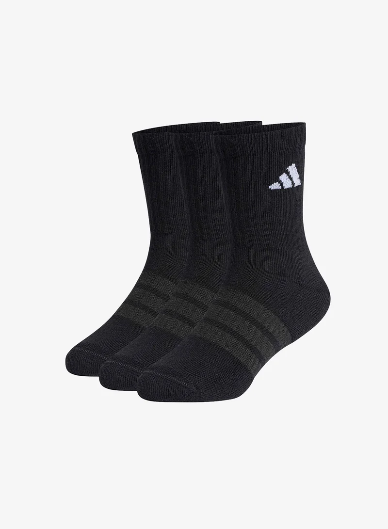 Adidas Youth 3 Pack Crew Socks