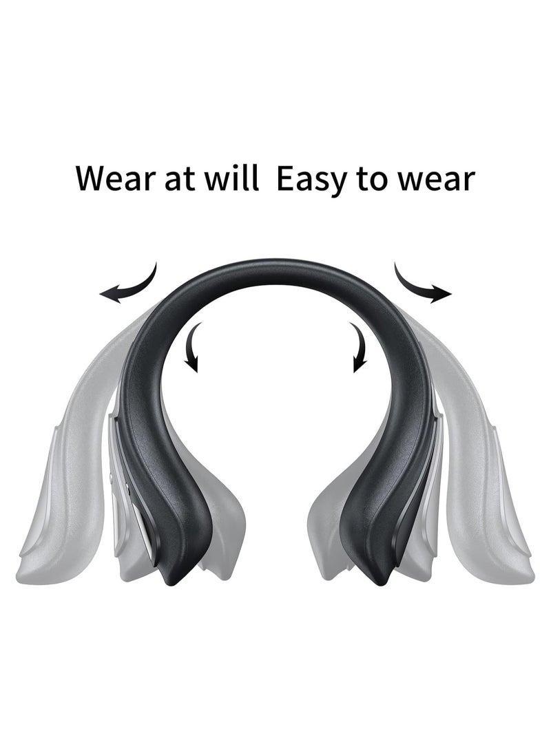 general Portable Neck Warmer, Heated Scarf, Rechargeable Hand Warmer, Electric Neck Warmer Heated Scarf Neck Wrap, Leather Surface, 36-58°C Adjustable, Fast Wireless Heating Pad for Women and Children - Image 2