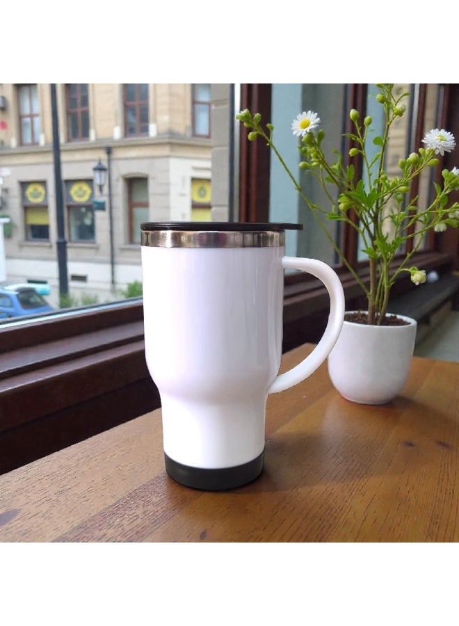 كريتر  الكوب المعزول من الستانلس ستيل - غطاء للسفر والمكتب والمنزل والاماكن الخارجية ، المثالي للمشروبات الباردة والساخنة - Image 2