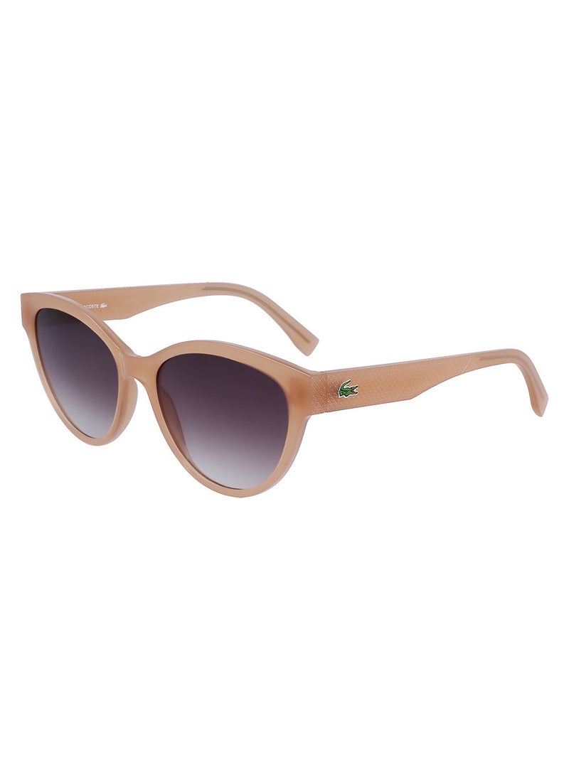 LACOSTE Full Rim Bio Injected Cat Eye Lacoste Suns L983S 5517 (272) Nude  - Image 1