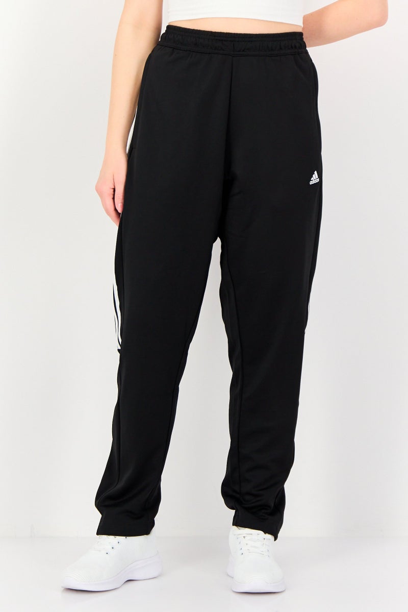 Adidas Women Sportswear Fit Brand Logo Outdoor Track Pants, Black - Image 1