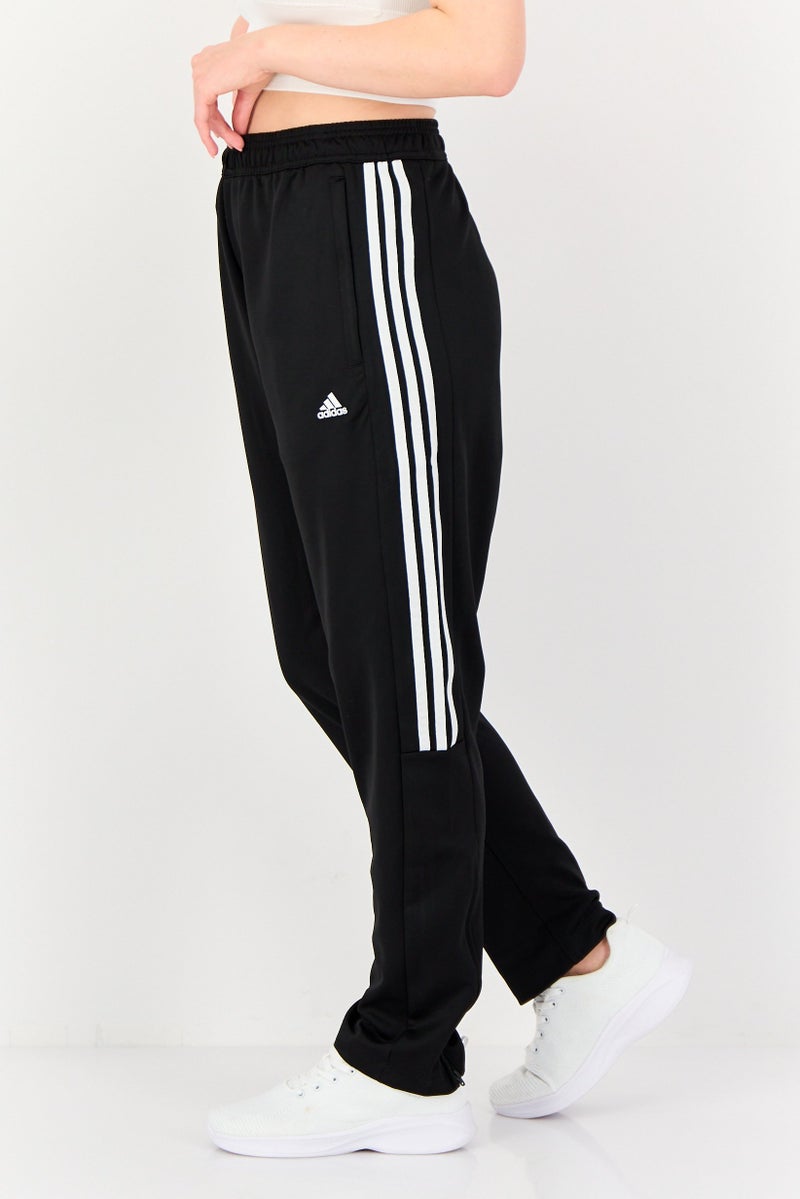 Adidas Women Sportswear Fit Brand Logo Outdoor Track Pants, Black - Image 3