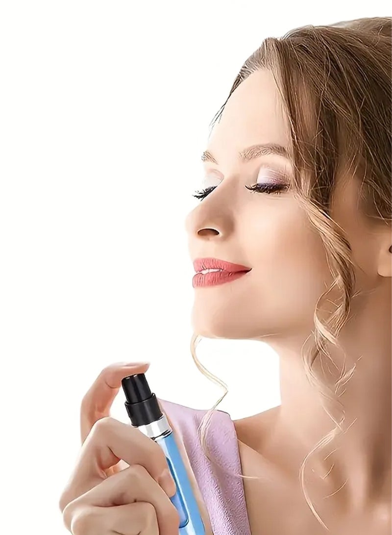 Beauenty Refillable Perfume Bottle Blue – 5ml Travel Spray | Refillable Fragrance Container | Leak-Proof  TSA Approved Mini Fragrance Accessory - Image 5