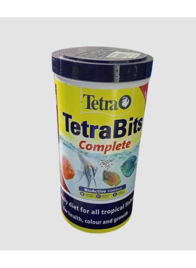 Tetra Bits Fish Food For All Discus & Other Demanding Tropical Fish To Maintain Good Health, Colour & Growth, Bio Active Formula, All Life Stages, Pellet, 93 Grams