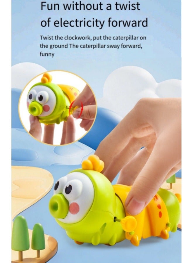 Retractable Swinging Caterpillar Children's Clockwork Toys  - Image 4