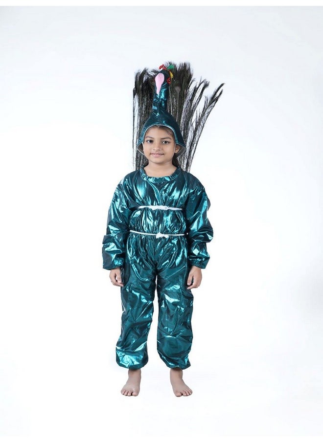 BookMyCostume BookMyCostume Peacock (with Feathers) Bird Fancy Dress Costume 8-10 years  - Image 1