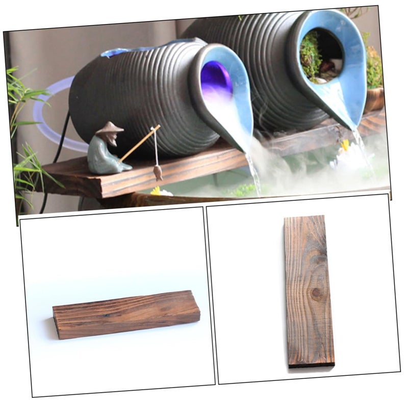 Realistic Water Flow Aquarium Ornament Handcrafted Carbonized Wood Fish Tank Decoration - Image 4