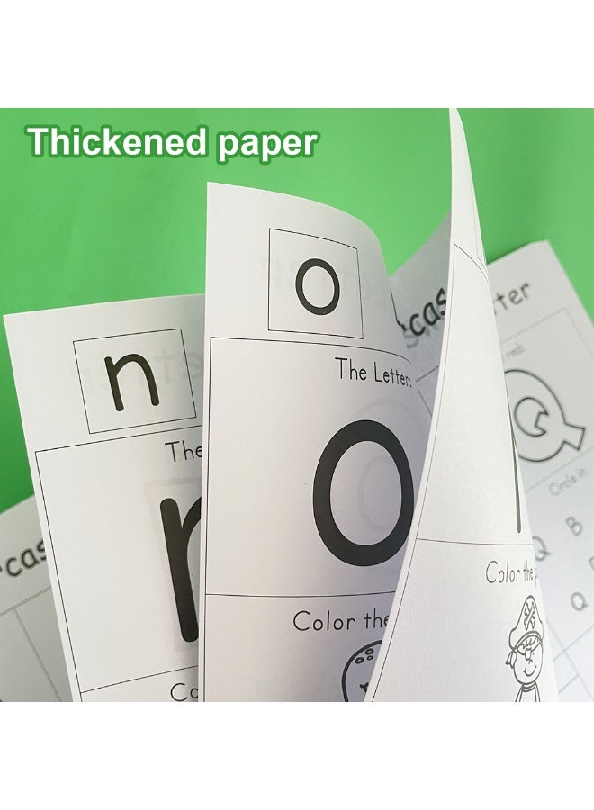 English 26 Uppercase And Lowercase Letters Coloring And Tracing Pen Control Practice Book Early Childhood Cognitive Learning Teaching Aids - Image 4