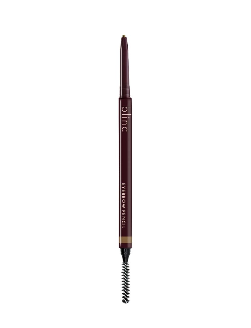 Blinc Eyebrow Pencil, Dual-Sided Precise, Fine Tip Eyebrow Pencil with Vitamins C & E, Natural Finish, Long-Wearing, Water-Resistant, Vegan, Gluten-Free & Cruelty-Free, Dark Brunette, 0.09g/0.003 Oz. - Image 1