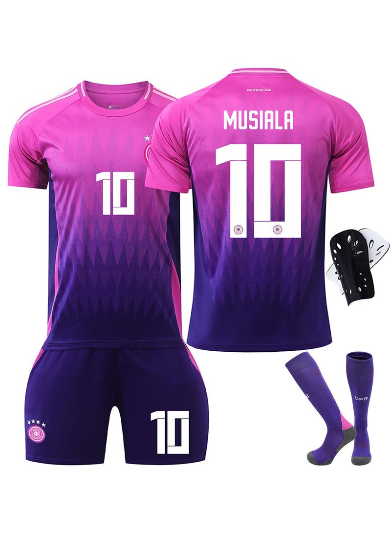 SKT Shiketro 2024 European Cup French Children and Youth Football Uniform Four-piece Set No. 10 - Image 1