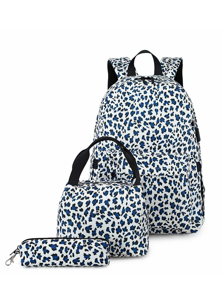SKT Shiketro Three-Piece Oxford Cloth USB Computer Bag Outdoor Backpack  - Image 1