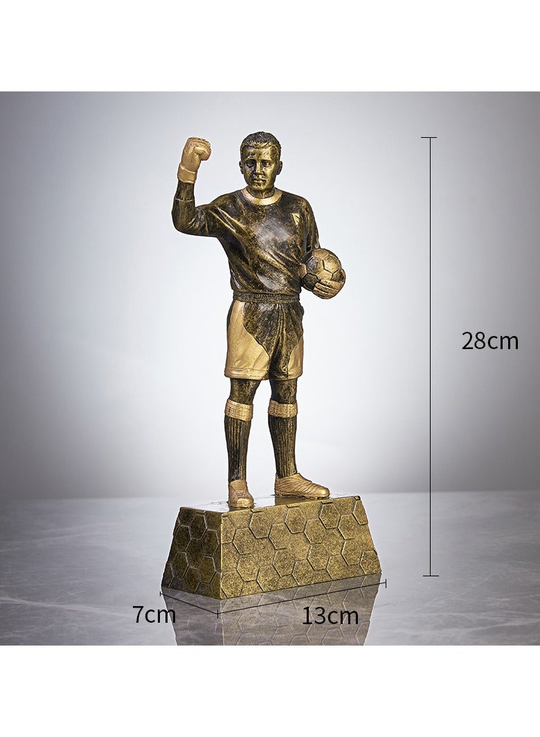 KUYING New Creative Character Sculpture Football Cup Award 