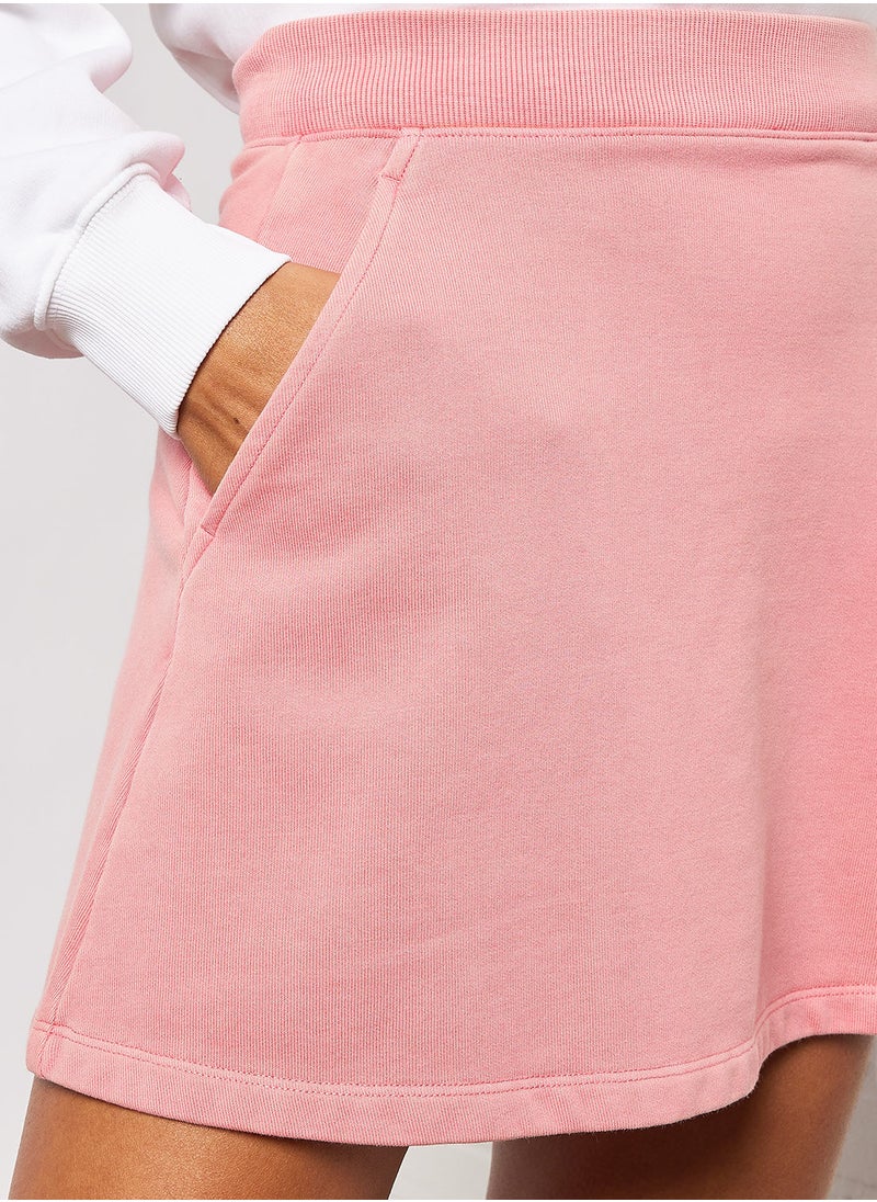TOMMY JEANS - Logo Embroidery Sweat Skirt - Image 1