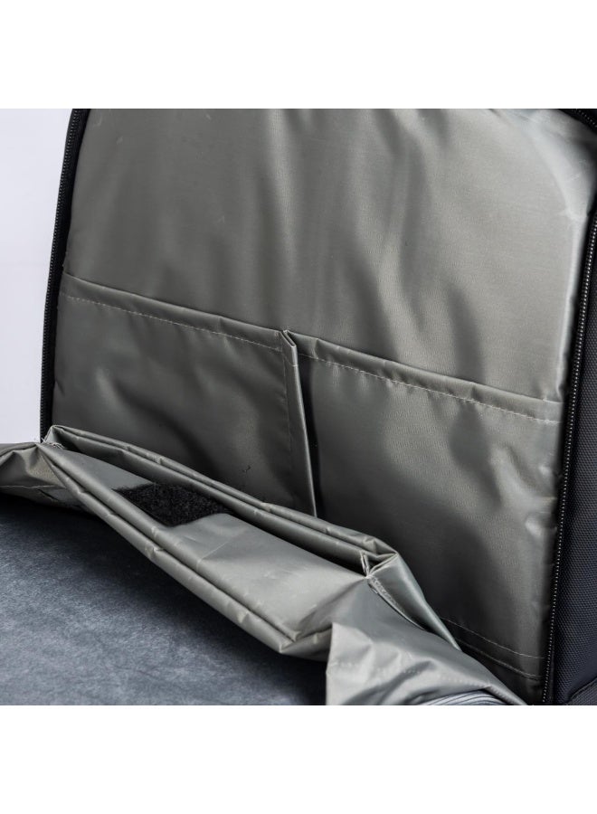 PROTECT Back 9009 Laptop Backpack 15.6 Inch with Safety Bubble Protection, USB Port & Large Storage Capacity - Black - Image 5