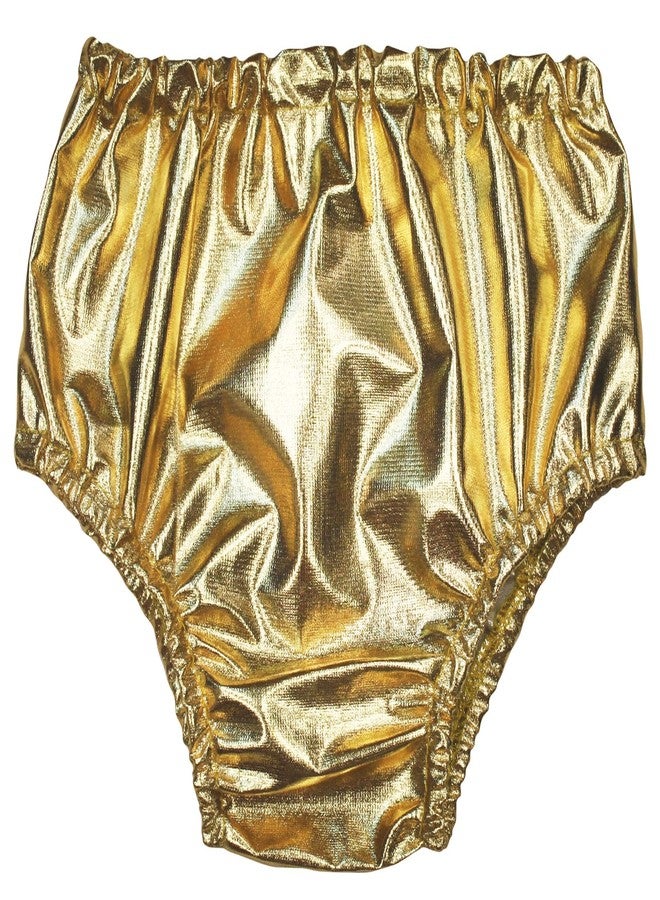 Petitebella Bling Solid Color Toddler Baby Bloomer 6-24m (Gold, One Size) - Image 1