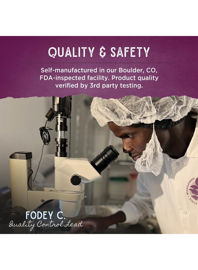 Wishgarden Herbs AfterEase for After Birth Contractions - All-Natural Herbal Supplement with Cramp Bark & Black Haw Bark Soothes Afterbirth Contractions & Uterine Cramping, Postpartum Essentials, 2oz - Image 5