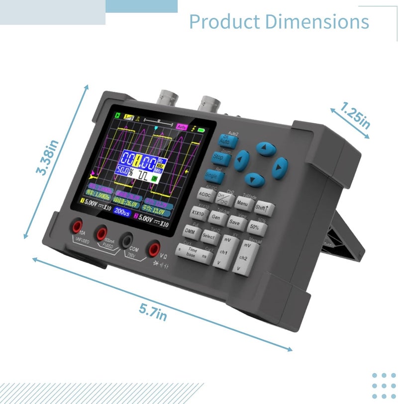 Digital Dual Channel Oscilloscope - Advanced Mini Oscilloscope With Easy Display And Comprehensive Measurement Features - Image 4
