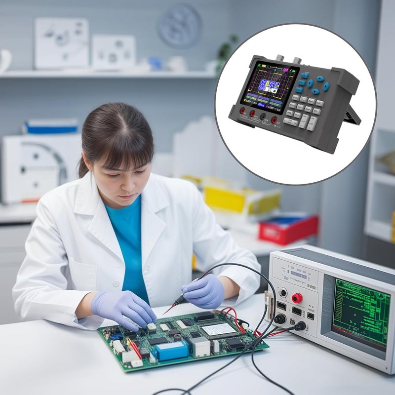 Digital Dual Channel Oscilloscope - Advanced Mini Oscilloscope With Easy Display And Comprehensive Measurement Features - Image 3