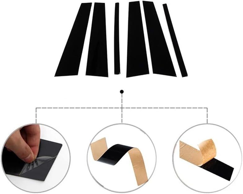 DEMULAX Car Pillar Posts Trim for Land Rover Discovery - Image 2