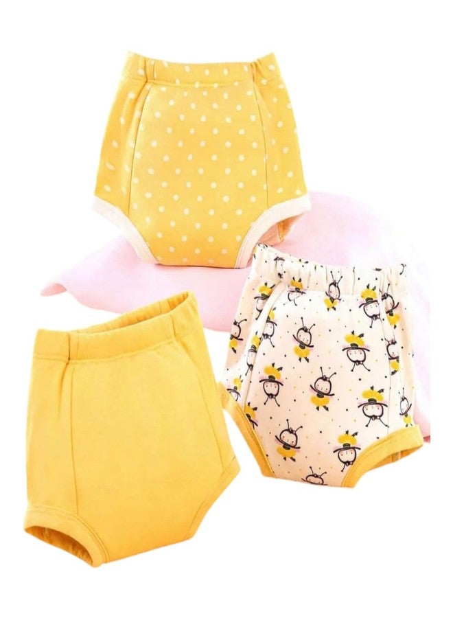 Tinnie frenzy Premium Baby Diaper Pants / Potty Training Panties / Padded Underwear for 0 - 4 Years | Soft, Washable & Reusable Cotton Nappies for Boys & Girls | Leakproof, Absorbent & Breathable | 2/