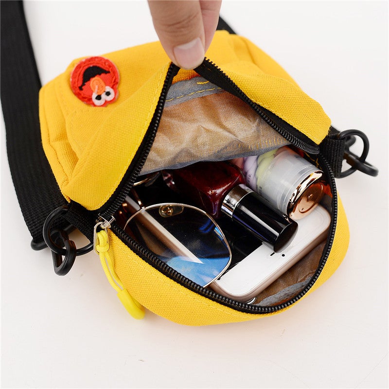 Canvas Square Shoulder Bag for Women - Image 4