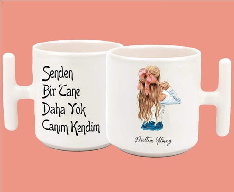 The Cheapest One Is Here With Name There Is Not Another One Like You My Dear Myself Printed T Handle Mug