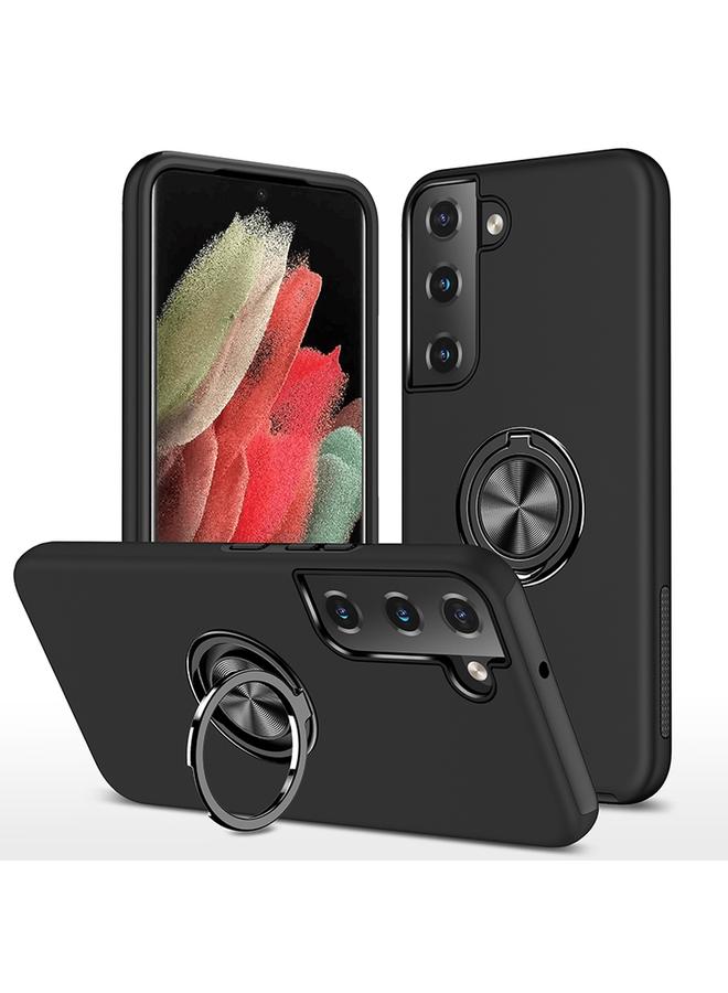 إيروريكس جراب لهاتف Samsung Galaxy S22+ 5G PC + جراب هاتف مغناطيسي من مادة TPU مع حامل حلقي غير مرئي - Image 1
