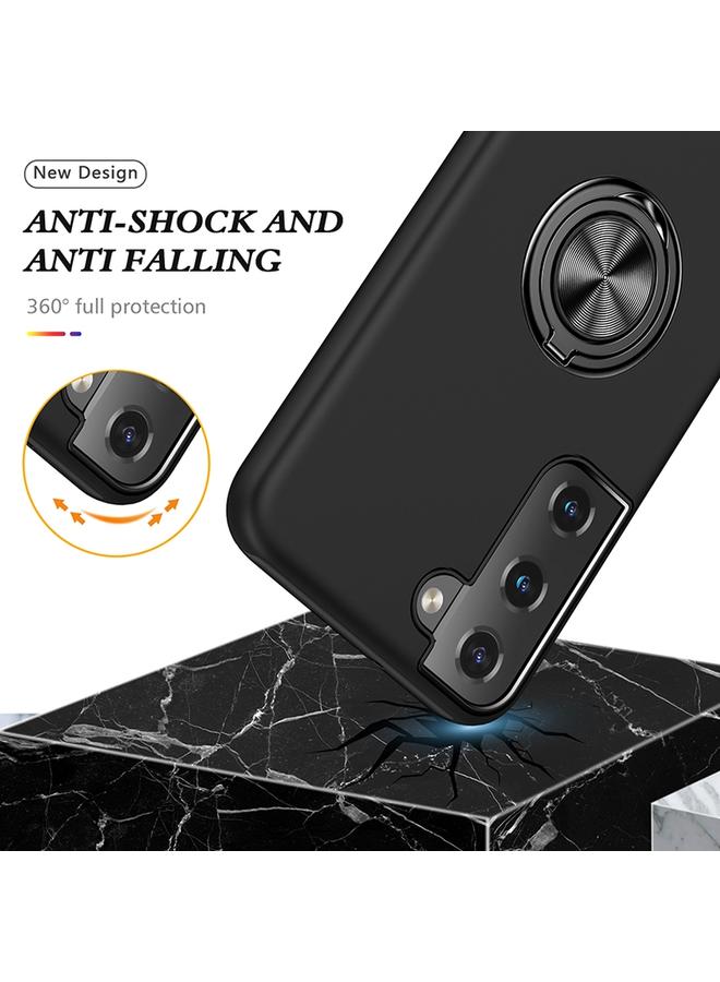 إيروريكس جراب لهاتف Samsung Galaxy S22+ 5G PC + جراب هاتف مغناطيسي من مادة TPU مع حامل حلقي غير مرئي - Image 4