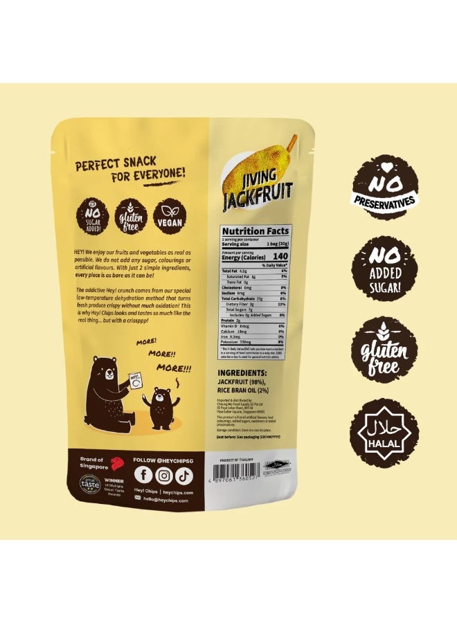  مرحبا! رقائق البطاطس رقائق البطاطس المقلية بنكهة الجاك فروت من هاي تشيبس، عادية 30 جم - Image 2