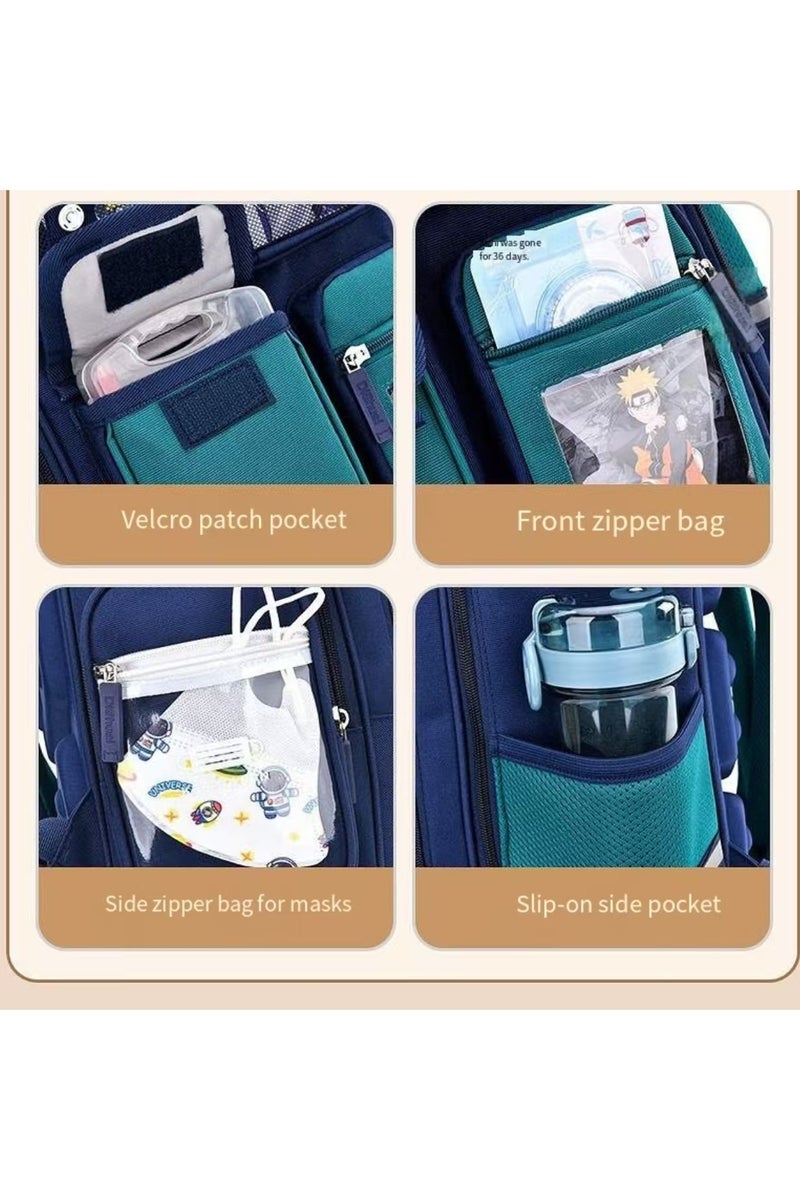 Laptop backpack, elementary school, junior high school backpack, cute backpack, anti-theft travel backpack, leisure day bag, children's backpack - Image 4