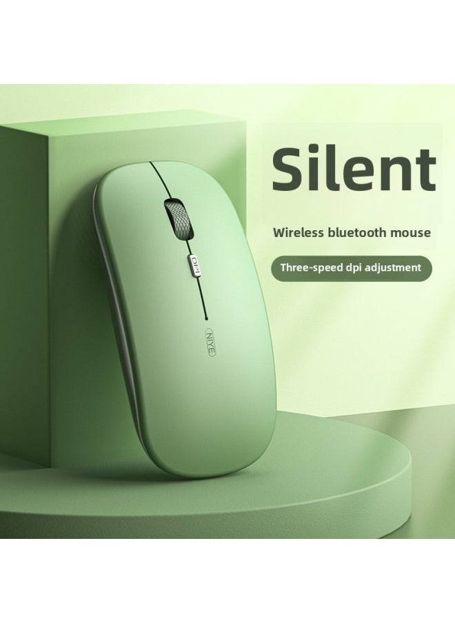 Wireless Mouse Bluetooth Dual-mode Silent Rechargeable Portable Office Gaming Notebook Desktop Silent For Boys And Girls-Specifications:Technology Gray  Wireless Version [silent + Rechargeable] Lifetime Warranty - Official Standard Configuration