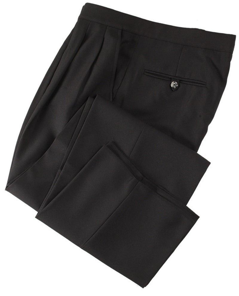 Adams USA Smitty Mens Pleated Referee Pants Black 34Inch