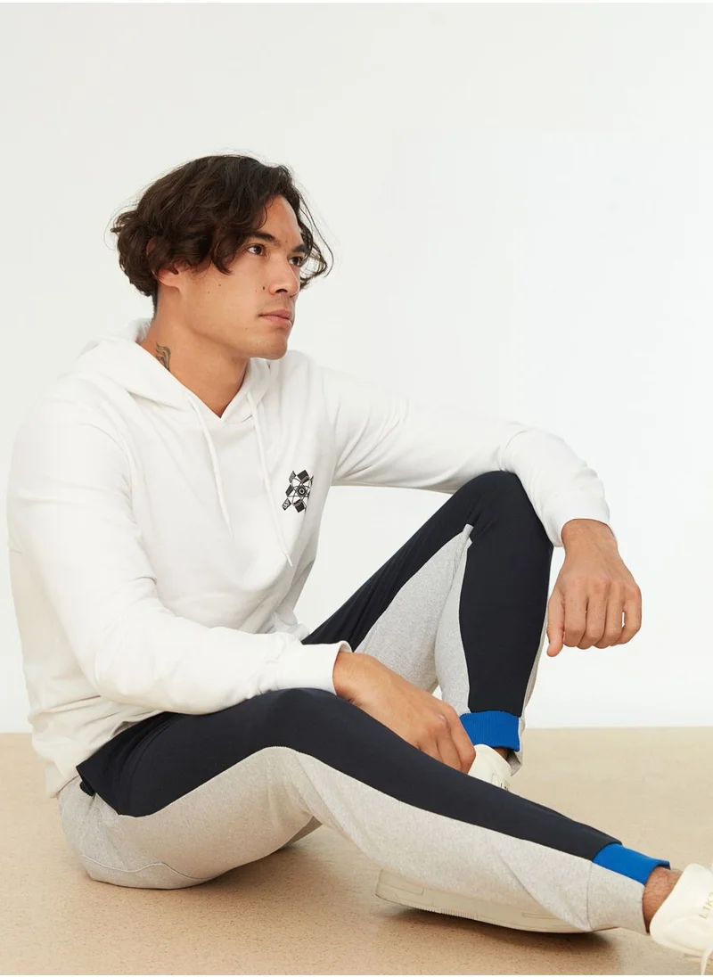 trendyol Color Block Cuffed Sweatpants