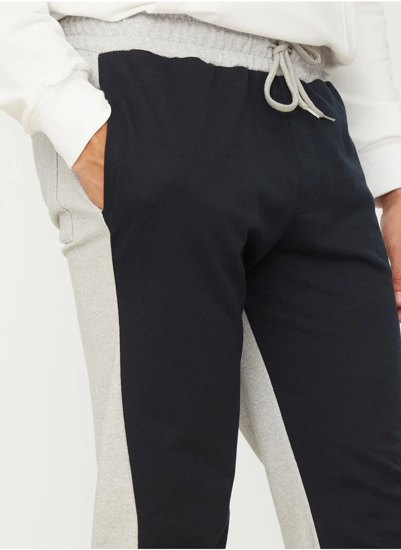 trendyol Color Block Cuffed Sweatpants