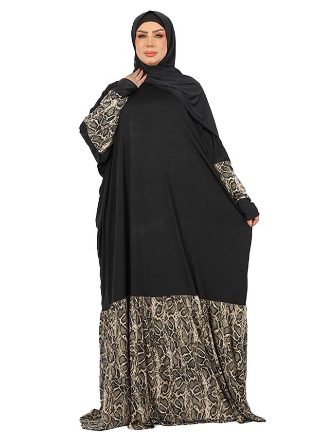 Zmurud Practical Saudi Jersey  prayer dress with headscarf from zmurud fashion  - Image 2