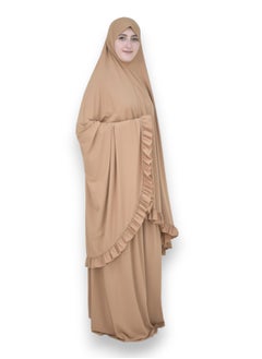 DAMAS COLLECTION Two Piece Islamic prayer dress women the Long - Prayer Clothes for Women - Prayer Abaya For women - Jilbab 2 piece, Umrah essentials for women - Prayer set  - Image 1