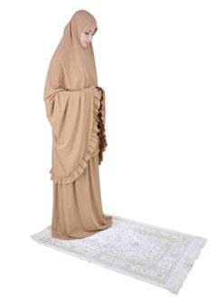 DAMAS COLLECTION Two Piece Islamic prayer dress women the Long - Prayer Clothes for Women - Prayer Abaya For women - Jilbab 2 piece, Umrah essentials for women - Prayer set  - Image 2