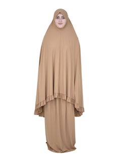 DAMAS COLLECTION Two Piece Islamic prayer dress women the Long - Prayer Clothes for Women - Prayer Abaya For women - Jilbab 2 piece, Umrah essentials for women - Prayer set  - Image 5